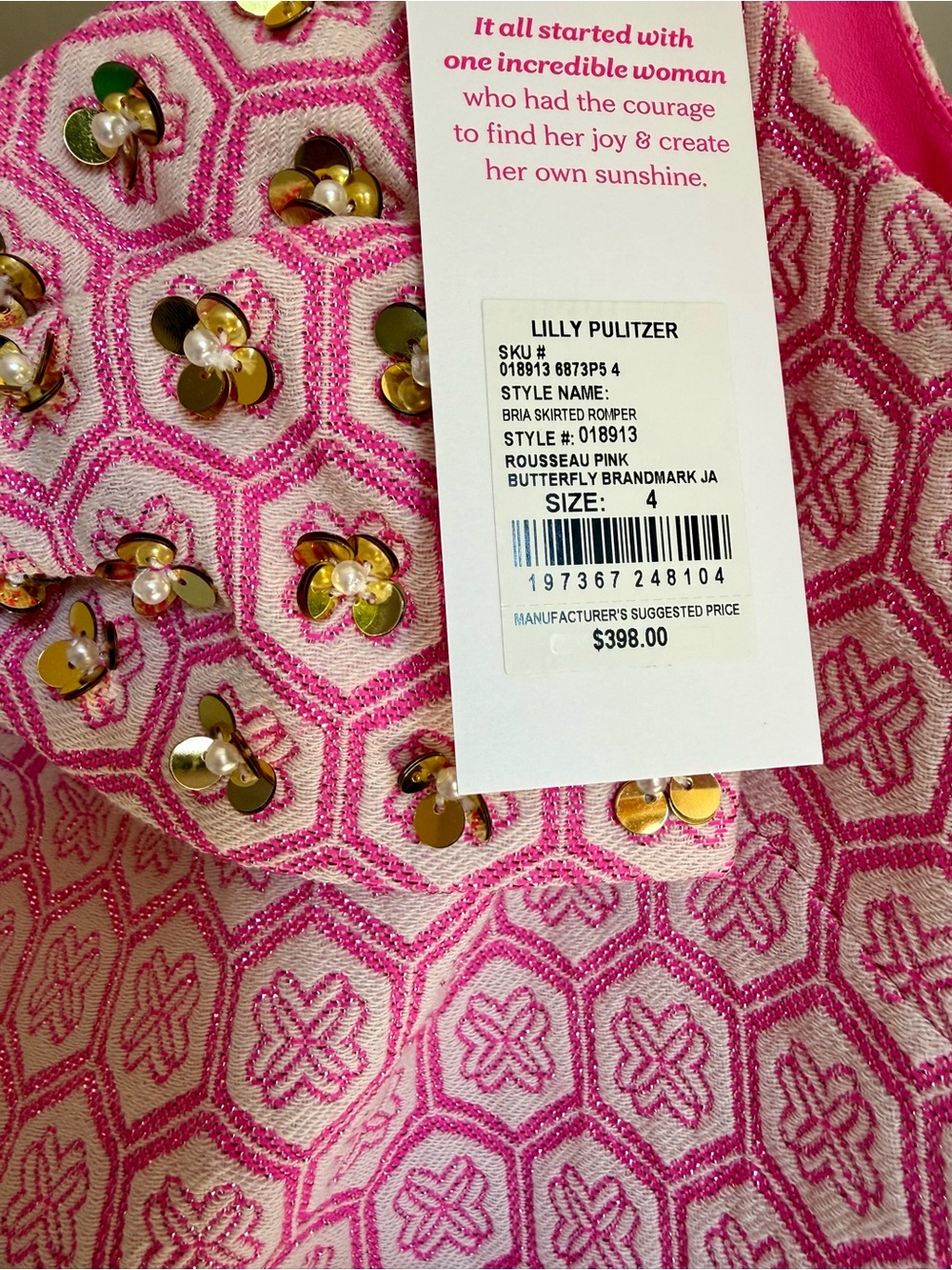 Lilly Pulitzer Bria Skirted Romper - Picture 8 of 8